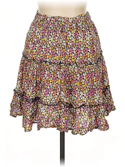 Pre-owned Rose & Thyme Casual Skirt In Purple