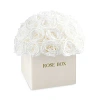 Rose Box Nyc 35 Rose Ceramic Arrangement In Pure White