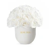 Rose Box Nyc 35 Rose Half Ball Arrangement In Pure White