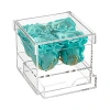 Rose Box Nyc 4 Turquoise Roses Jewelry Box In Blue