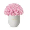 Rose Box Nyc 50 Rose Half Ball Arrangement In Pink