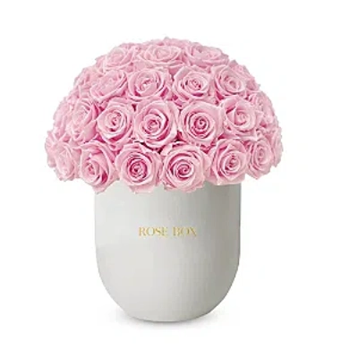 Rose Box Nyc 50 Rose Half Ball Arrangement In Light Pink