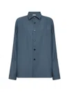 Rose Burrito Buttoned Shirt In Blue