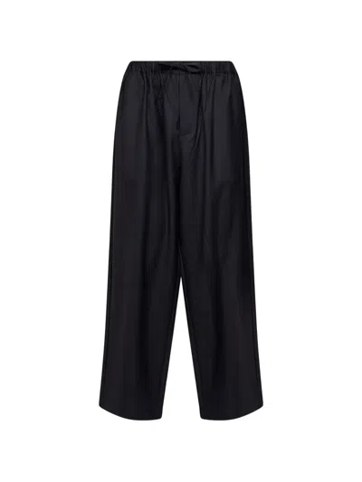 Rose Burrito Drawstring Elasticated-waist Trousers In Blue