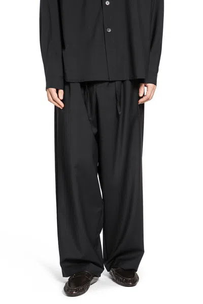 Rose Burrito Wool Pyjamas In Black