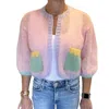 ROSE CARMINE MINI JACKET BALLOON IN CANDY PASTELS PINK