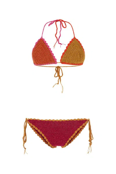 Rose Carmine Swimsuits