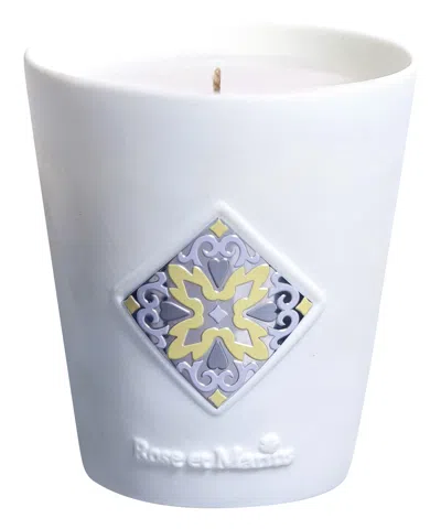 Rose Et Marius L&#039;eau Ensoleillée De Rose Scented Candle 200 G In White