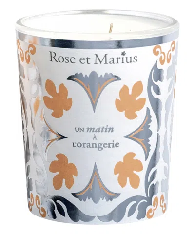 Rose Et Marius Un Matin À L&#039;orangerie Scented Candle 80 G In White