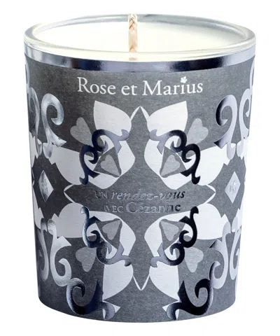 Rose Et Marius Un Rendez-vous Avec Cézanne Scented Candle 80 G In White