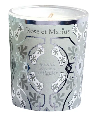 Rose Et Marius Une Nuit D&#039;été Sous Le Figuier Scented Candle 80 G In White