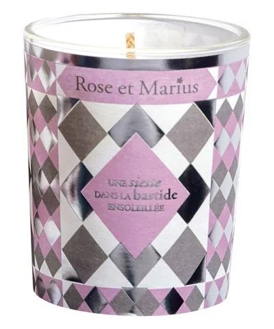 Rose Et Marius Une Sieste Dans La Bastide Ensoleillée Scented Candle 80 G In White