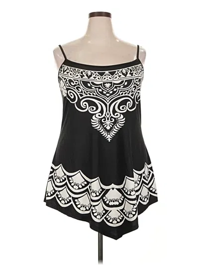 Pre-owned Rose Gal Sleeveless Blouse In Black