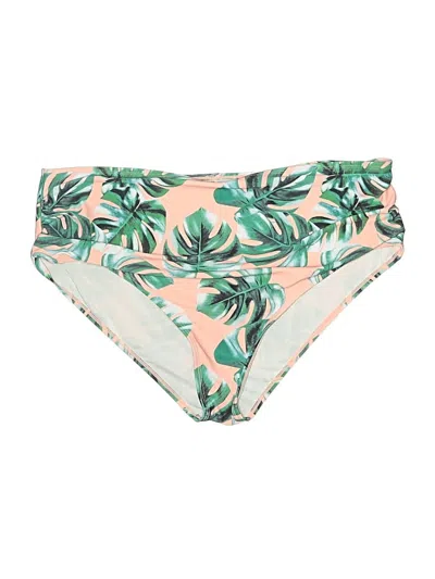 Pre-owned Rose Gal Swimsuit Bottoms In Green
