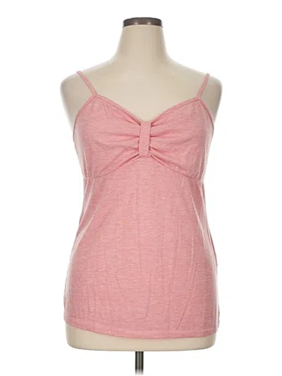 Pre-owned Rose Gal Tank Top Pink Strapless Neckline Tops