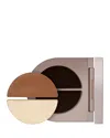 Rose Inc Satin & Shimmer Duet Powder & Cream Eyeshadow Satin Cocoa / White Gold Shimmer 2 X 0.052 oz / 1.5 G