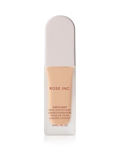 Rose Inc Softlight Skin-smoothing Hydrating Non-comedogenic Foundation 9w 1 oz / 30 ml In W Light-medium Warm
