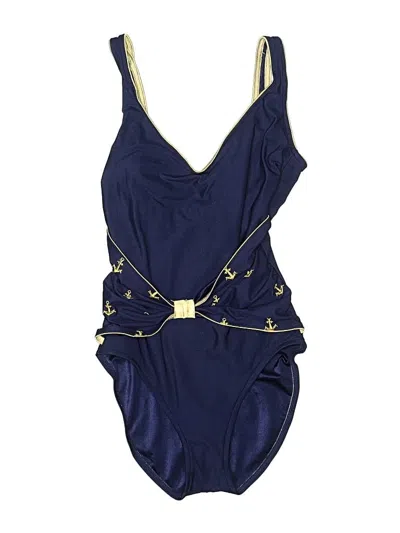 Pre-owned Rose Marie Reid One Piece Swimsuit In Blue