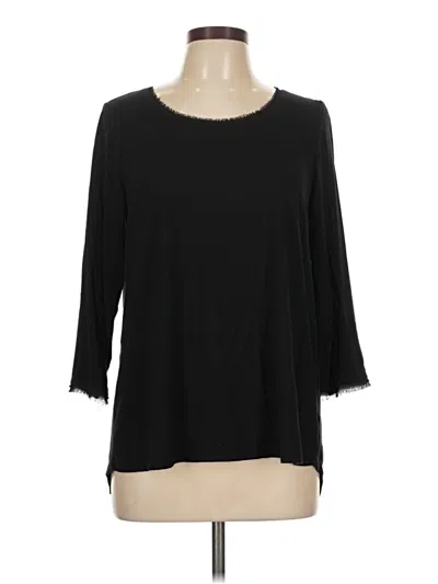 Pre-owned Rose + Olive 3/4 Sleeve T-shirt In Black