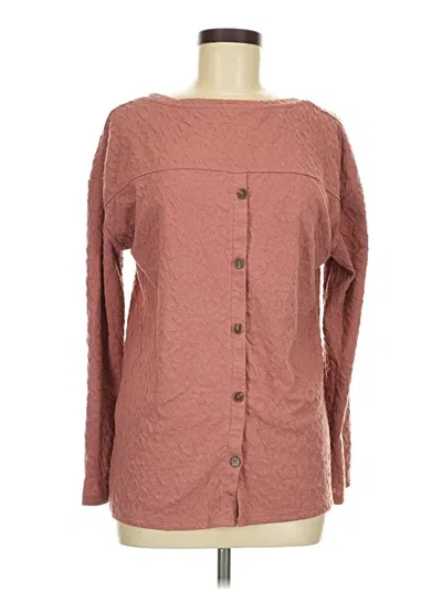 Pre-owned Rose + Olive Cardigan Sweater In Brown