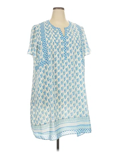 Pre-owned Rose + Olive Casual Dress In Blue