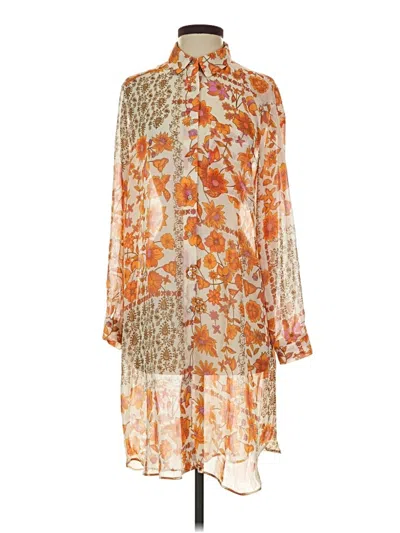 Pre-owned Rose + Olive Casual Dress In Orange