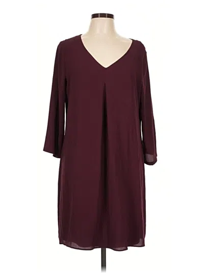 Pre-owned Rose + Olive Kimono In Burgundy