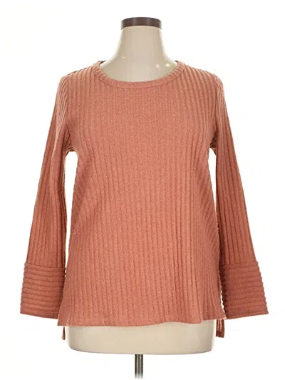 Pre-owned Rose + Olive Pullover Sweater In Orange