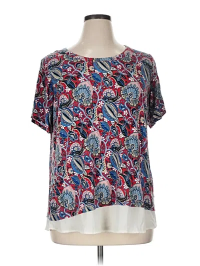 Pre-owned Rose + Olive Short Sleeve T-shirt In Blue