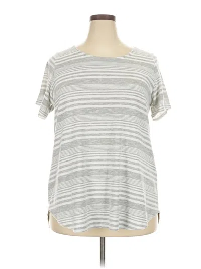 Pre-owned Rose + Olive Short Sleeve T-shirt In Silver