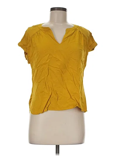 Pre-owned Rose + Olive Short Sleeve T-shirt In Yellow