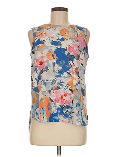 Pre-owned Rose + Olive Sleeveless Blouse In Blue