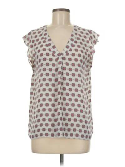 Pre-owned Rose + Olive Sleeveless Blouse In Gray