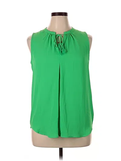 Pre-owned Rose + Olive Sleeveless Blouse In Green