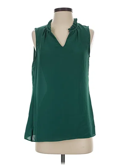 Pre-owned Rose + Olive Sleeveless Blouse In Green