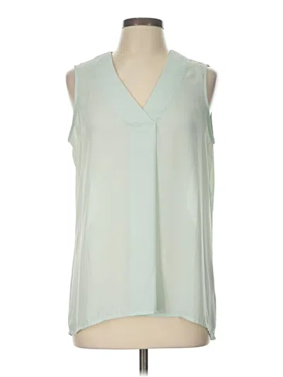Pre-owned Rose + Olive Sleeveless Blouse In Green