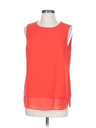 Pre-owned Rose + Olive Sleeveless Blouse In Orange