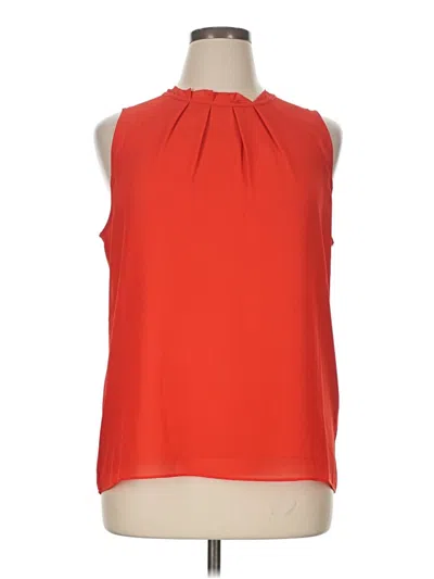 Pre-owned Rose + Olive Sleeveless Blouse In Orange