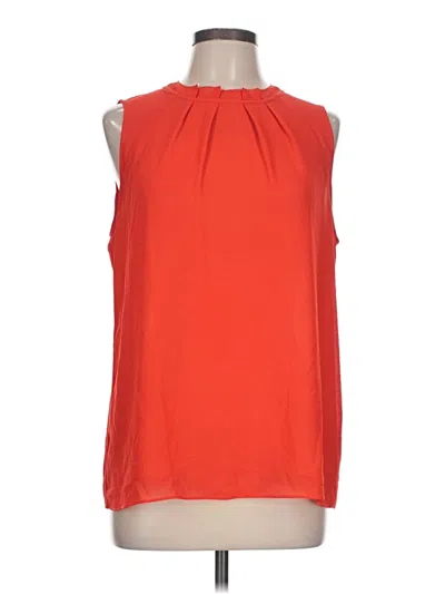 Pre-owned Rose + Olive Sleeveless Blouse In Orange