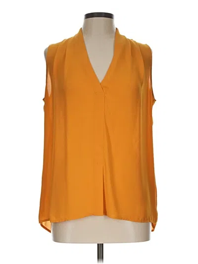 Pre-owned Rose + Olive Sleeveless Blouse In Orange