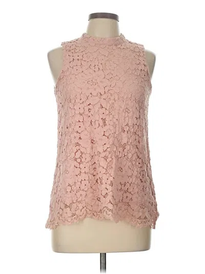 Pre-owned Rose + Olive Sleeveless Blouse In Pink