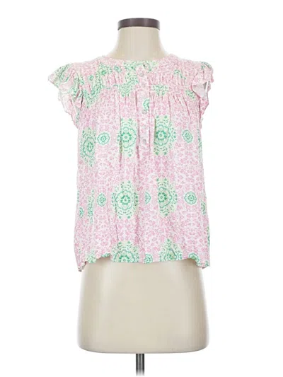 Pre-owned Rose + Olive Sleeveless Blouse In Pink