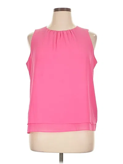 Pre-owned Rose + Olive Sleeveless Blouse In Pink