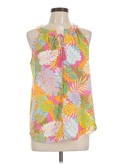 Pre-owned Rose + Olive Sleeveless Blouse In Pink