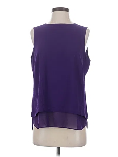 Pre-owned Rose + Olive Sleeveless Blouse In Purple