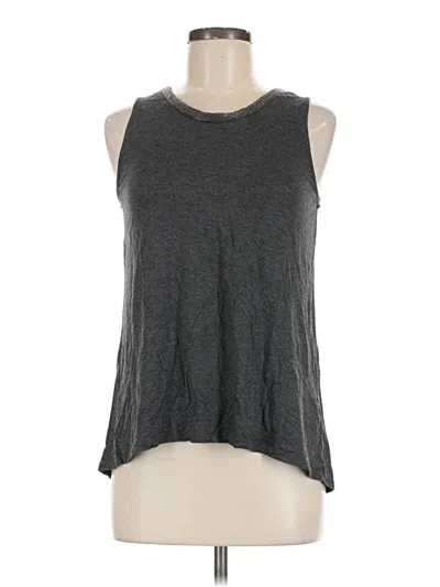 Pre-owned Rose + Olive Sleeveless T-shirt In Gray