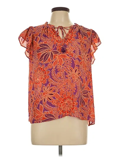Pre-owned Rose + Olive Sleeveless T-shirt In Orange
