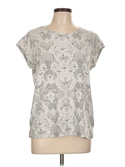 Pre-owned Rose + Olive Sleeveless T-shirt In Silver
