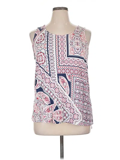 Pre-owned Rose + Olive Tank Top Ivory Halter Neckline Tops