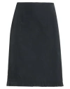Rose Selavy Woman Midi Skirt Black Size 6 Polyester, Cotton